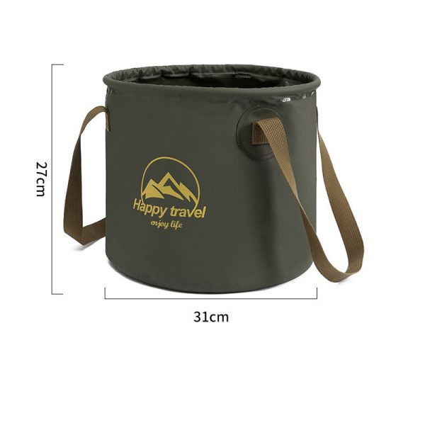 Folding Foot Bucket Portable Multi-Function Travel Fishing Bucket Laundry Basin Water Basin Wash Basin Wash Foot Artifact - Image 4