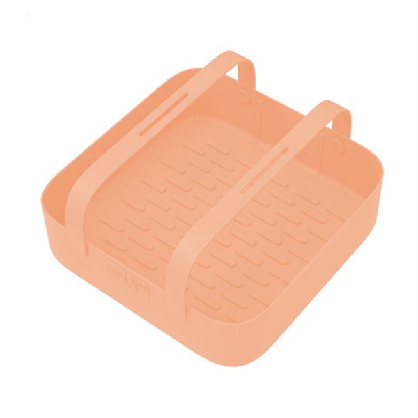 New Air Fryer Silicone Baking Pan Square Air Fryer Silicone Pot Folding Silicone Baking Pan Pad - Image 11