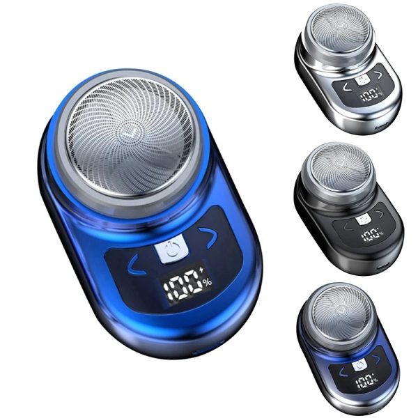 Portable Electric Shaver Pocket Shaving For Men Mini Beard Shaver LCD Power Display Rechargeable Travel Home Shaver Easy Install - Image 10