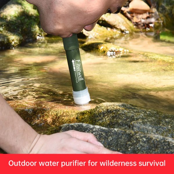 Mini Camping Purification Water Filter Water Bag for Survival or Emergency Supplies - Image 2