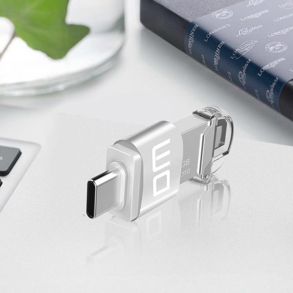 Free shipping DM Type-C Adapter silver USB C Male to USB2.0 Femail USB OTG converter for devices with typec interface - Image 5