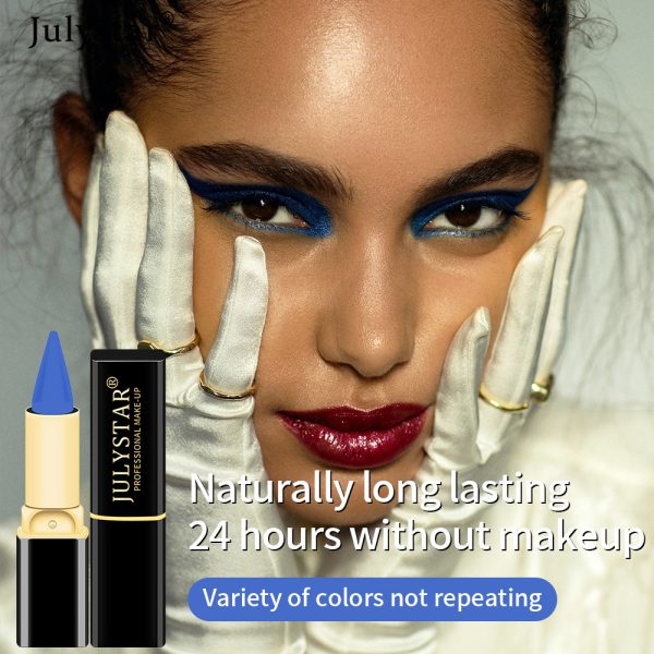 New Beauty Product Eyeliner Cream Suit Colorful Waterproof Cool Black Rich Eyeliner Cream Pen - Image 2