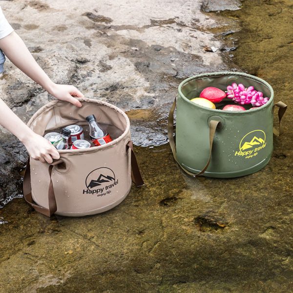 Folding Foot Bucket Portable Multi-Function Travel Fishing Bucket Laundry Basin Water Basin Wash Basin Wash Foot Artifact - Image 3