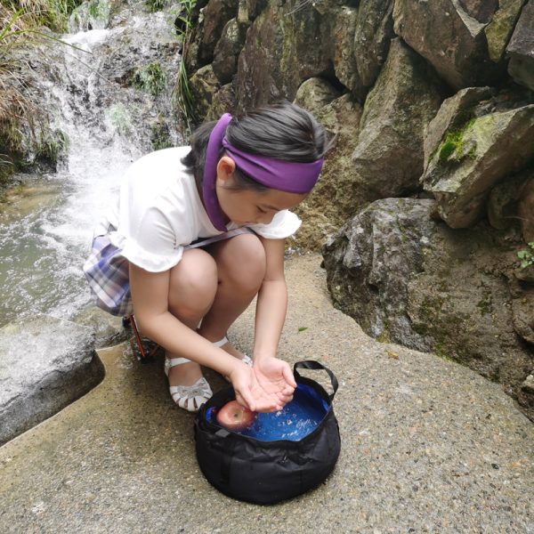 Fishing Basin Portable Travel Laundry Washbasin Foot Bag Bucket Outdoor Travel Basin - Image 2