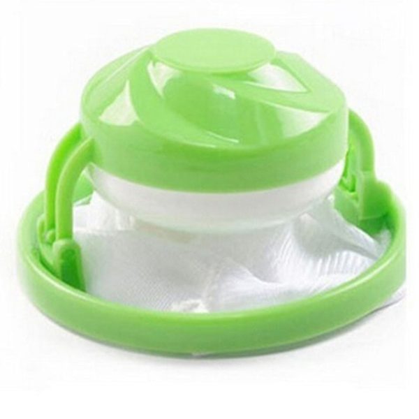 Home Floating Lint Hair Catcher Mesh Pouch Washing Machine Laundry Filter Bag - Image 8