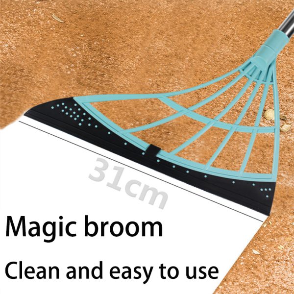 Household Bathroom Wiper Broom Magic Broom Wet And Dry Silicone Broom - Image 2