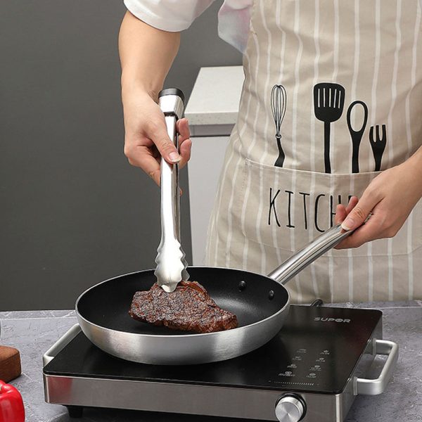 Flat Non-Stick Aluminum Alloy Frying Pan Household Omelette Pancake Steak Frying Pan - Image 3