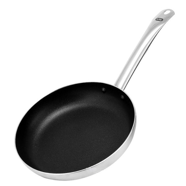 Flat Non-Stick Aluminum Alloy Frying Pan Household Omelette Pancake Steak Frying Pan - Image 7