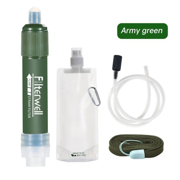 Mini Camping Purification Water Filter Water Bag for Survival or Emergency Supplies - Image 5