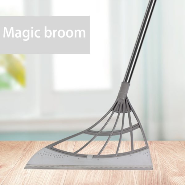 Household Bathroom Wiper Broom Magic Broom Wet And Dry Silicone Broom - Image 3