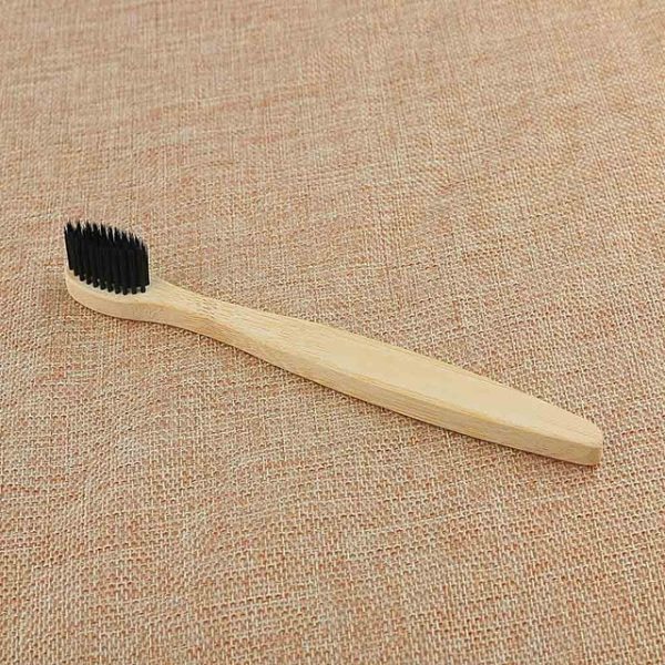 Personal Environmental Bamboo Charcoal Toothbrush For Oral Health Low Carbon Medium Soft Bristle Wood Handle Toothbrush - Image 10