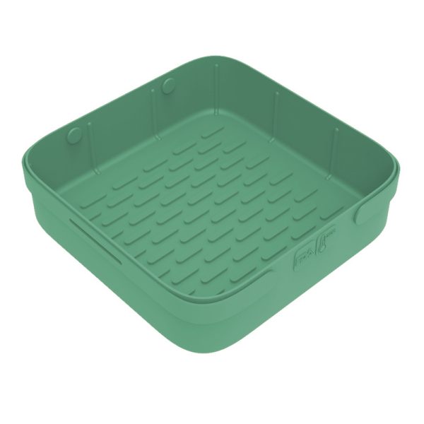 New Air Fryer Silicone Baking Pan Square Air Fryer Silicone Pot Folding Silicone Baking Pan Pad - Image 9