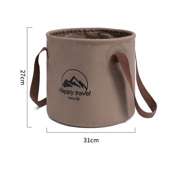 Folding Foot Bucket Portable Multi-Function Travel Fishing Bucket Laundry Basin Water Basin Wash Basin Wash Foot Artifact - Image 5