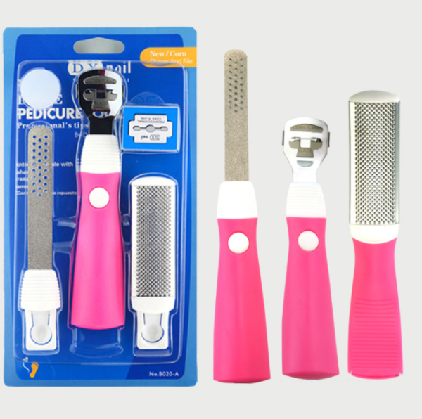 Nail Foot Care Tool Foot File Set Dead Hard Skin Callus Remover Scraper Pedicure Rasp Tools Portable Cuticle Pusher - Image 7