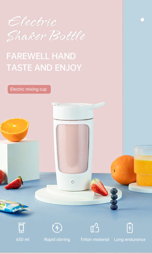 Portable cup blender smoothie fruit usb rechargeable electric hand blender mixer bottle for gym sport - Image 27