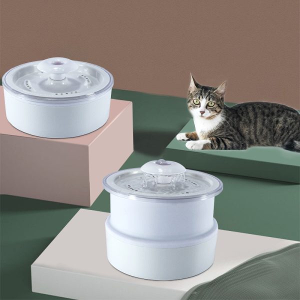 Foldable Pet Water Dispenser Luminous Automatic Water Dispenser Water Cycle Dog Water Feeder - Image 3