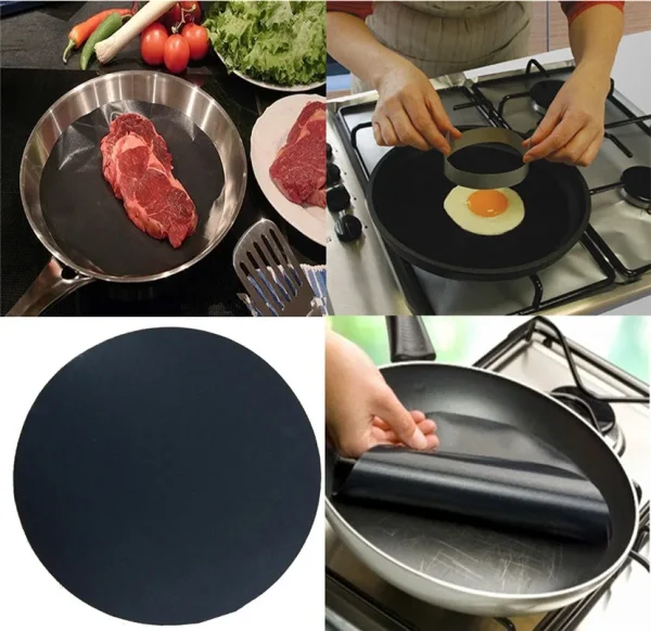 High Temperature Non - Stick Pan Frying Pan Liner - Image 4