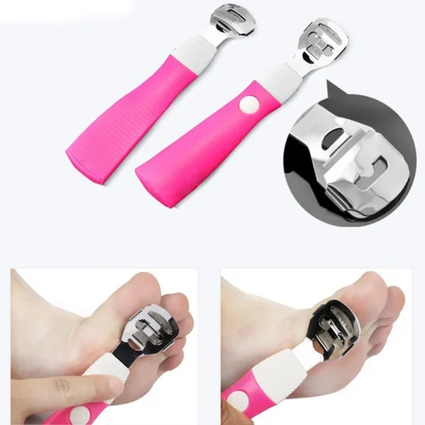 Nail Foot Care Tool Foot File Set Dead Hard Skin Callus Remover Scraper Pedicure Rasp Tools Portable Cuticle Pusher - Image 2