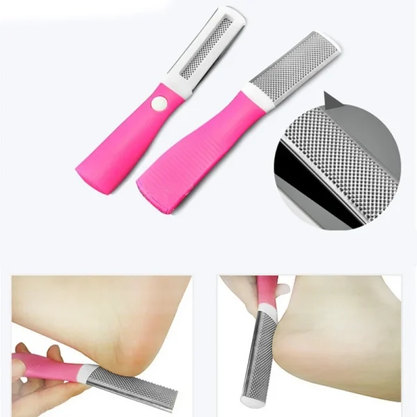 Nail Foot Care Tool Foot File Set Dead Hard Skin Callus Remover Scraper Pedicure Rasp Tools Portable Cuticle Pusher - Image 3