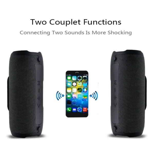 Portable Wireless Bluetooth E13 Speaker Stereo Big power 10W system TF FM Radio Music Subwoofer Column Speakers for Computer - Image 2