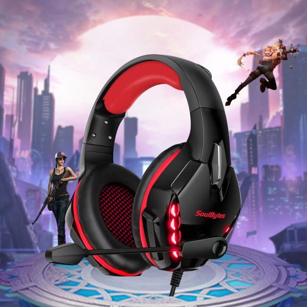 S11 Head mounted Gaming Chicken Earphones Wired Control Esports Earphones Luminous Computer Earphones - Image 6