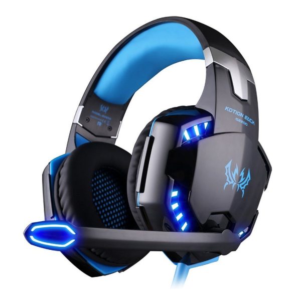 G2000 Head Mounted Gaming Earphones with Wired Illumination Heavy Bass Earphones Computer Esports PS4 Earphones - Image 7