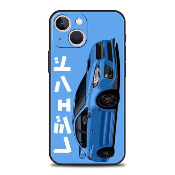 Luxury Phone Case For iPhone 11 12 13 15 14 Pro Max X XR XS 7 8 Plus SE 2020 Black Soft Cover Funda JDM Tokyo Drift Sports Car - Image 139