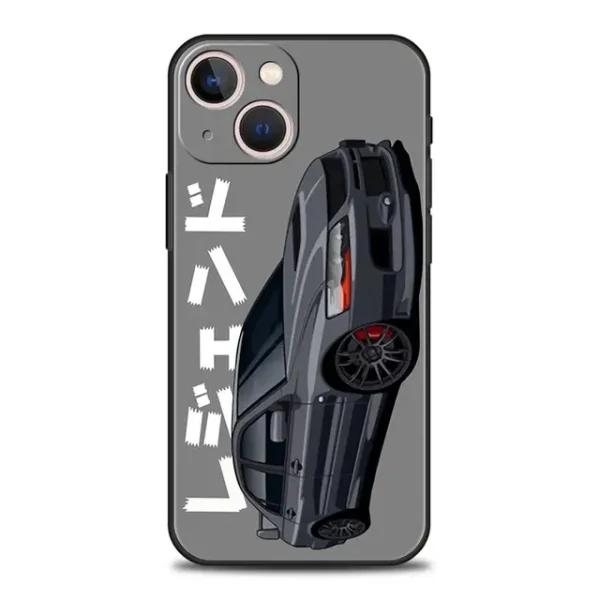 Luxury Phone Case For iPhone 11 12 13 15 14 Pro Max X XR XS 7 8 Plus SE 2020 Black Soft Cover Funda JDM Tokyo Drift Sports Car - Image 141