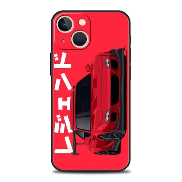 Luxury Phone Case For iPhone 11 12 13 15 14 Pro Max X XR XS 7 8 Plus SE 2020 Black Soft Cover Funda JDM Tokyo Drift Sports Car - Image 15