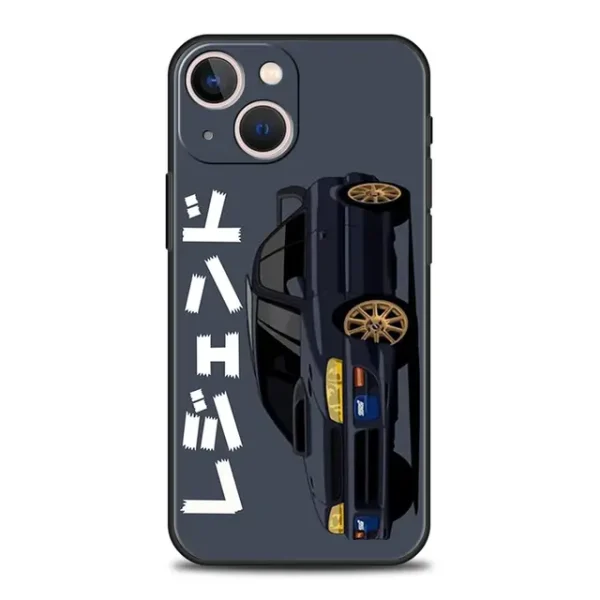 Luxury Phone Case For iPhone 11 12 13 15 14 Pro Max X XR XS 7 8 Plus SE 2020 Black Soft Cover Funda JDM Tokyo Drift Sports Car - Image 94