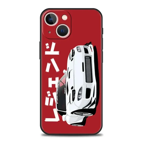 Luxury Phone Case For iPhone 11 12 13 15 14 Pro Max X XR XS 7 8 Plus SE 2020 Black Soft Cover Funda JDM Tokyo Drift Sports Car - Image 101