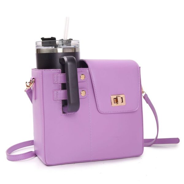 Outdoor Purse Cup Holder Bag for Stanley, Crossbody Water Bottle Bags,Crossbody Water Bottle Bag for Most Water Bottles - Image 3