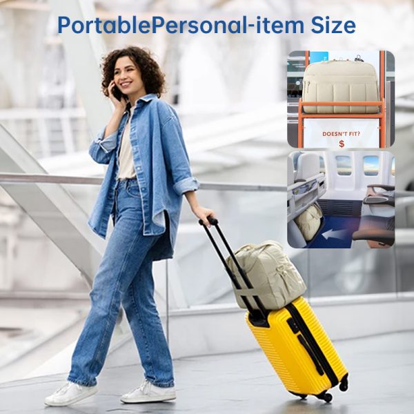 Large Capacity Carry-On Travel Duffel Bag for Women, with Shoulder Strap, Ideal for Weekend Overnight Trips and Sport Gym Use - Image 7