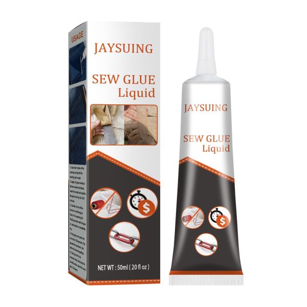 Jaysuing Cloth Repair Glue White Seam Glue Clothing Repair Glue Washable Ironing Cloth Adhesive Glue - Image 5