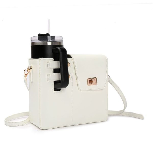 Outdoor Purse Cup Holder Bag for Stanley, Crossbody Water Bottle Bags,Crossbody Water Bottle Bag for Most Water Bottles - Image 2