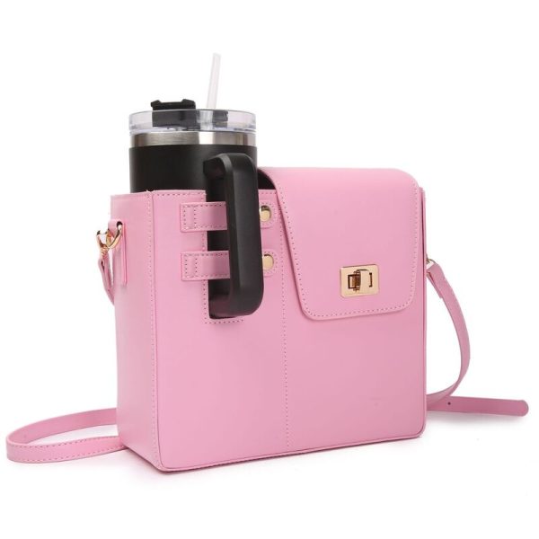 Outdoor Purse Cup Holder Bag for Stanley, Crossbody Water Bottle Bags,Crossbody Water Bottle Bag for Most Water Bottles - Image 5