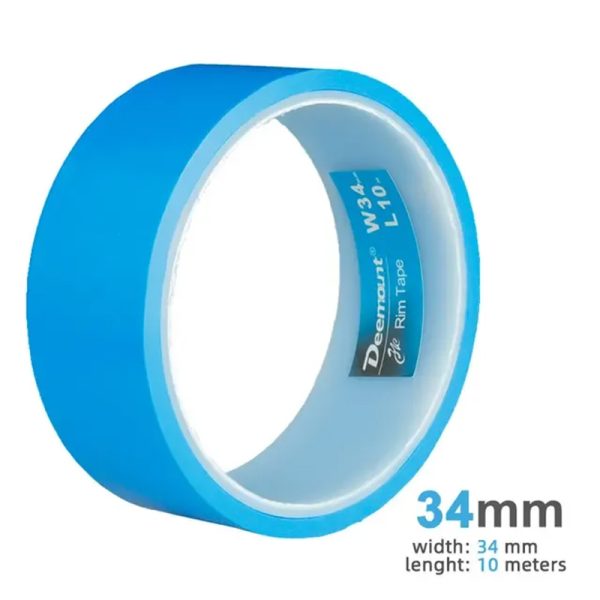 Tensilized Strapping Tape for Tubeless Bicycle Rims, 9.14m long, widths of 23/25/27/29/32/34mm, good residue-holding. - Image 2