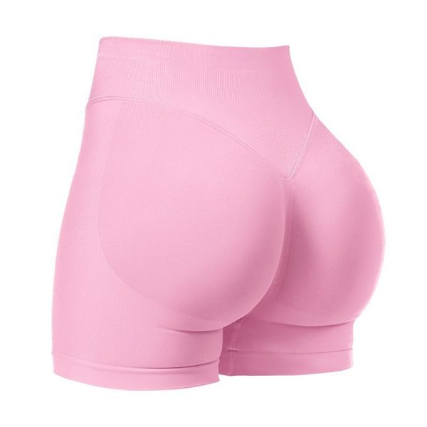 High Waist Yoga Shorts Tight Hip Raise Seamless Quick-drying Pants For Sports Fitness - Image 2