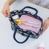 New Fresh And Fresh Small Daisy Printing Portable Lunch Box Bag Multi-Function Insulation Bag Can Be Customized Ice Pack Fashion Lunch Bag - Image 6