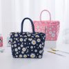 New Fresh And Fresh Small Daisy Printing Portable Lunch Box Bag Multi-Function Insulation Bag Can Be Customized Ice Pack Fashion Lunch Bag - Image 8