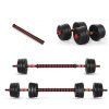 Home Training Arm Muscle Rubber Coating Dumbbell Barbell Fitness Equipment - Image 2