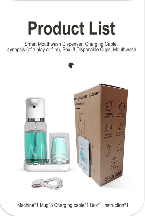 Automatic Induction Liquid Mouthwash Machine Soap Dispenser - Image 10