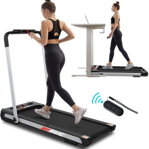 Walking Pad Treadmill, 300 Lbs  About 136.1 Kg Capacity Under-the-counter Treadmill, Walking Pad With Handle, Small Household Treadmill, Mini Foldable Treadmill With Remote Control