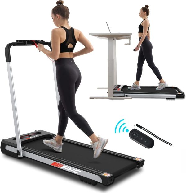 Walking Pad Treadmill, 300 Lbs  About 136.1 Kg Capacity Under-the-counter Treadmill, Walking Pad With Handle, Small Household Treadmill, Mini Foldable Treadmill With Remote Control