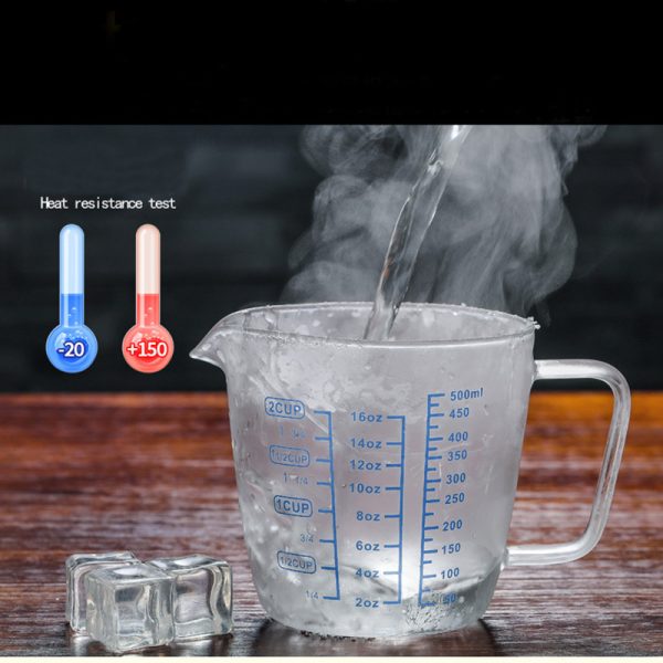 High Temperature Microwave Oven Heating Milk Glass Cup - Image 6