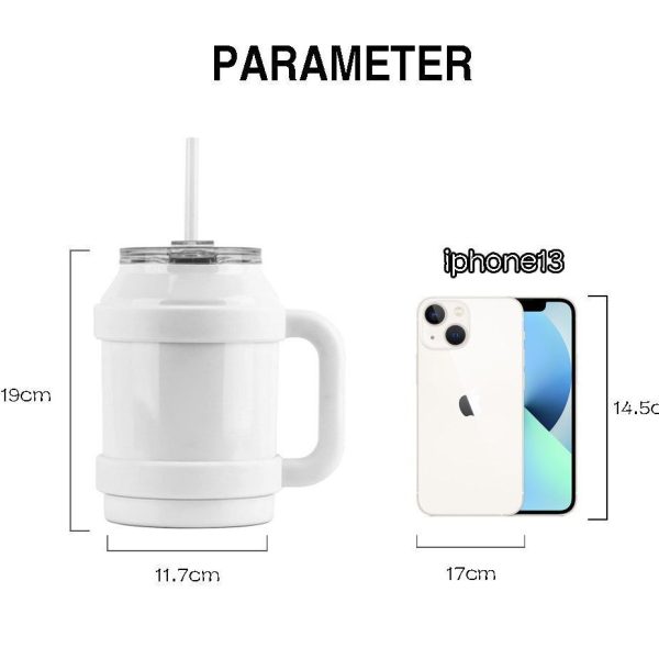 Double Layer Vacuum Stainless Steel Insulation Cup - Image 2