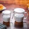 High Temperature Microwave Oven Heating Milk Glass Cup - Image 2