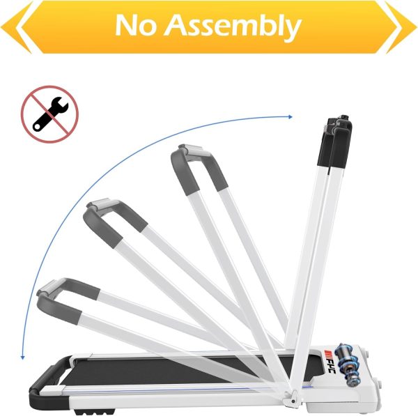 Walking Pad Treadmill, 300 Lbs  About 136.1 Kg Capacity Under-the-counter Treadmill, Walking Pad With Handle, Small Household Treadmill, Mini Foldable Treadmill With Remote Control - Image 4