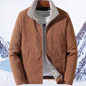 Corduroy Coat Korean Style Thick Warm Padded Coat