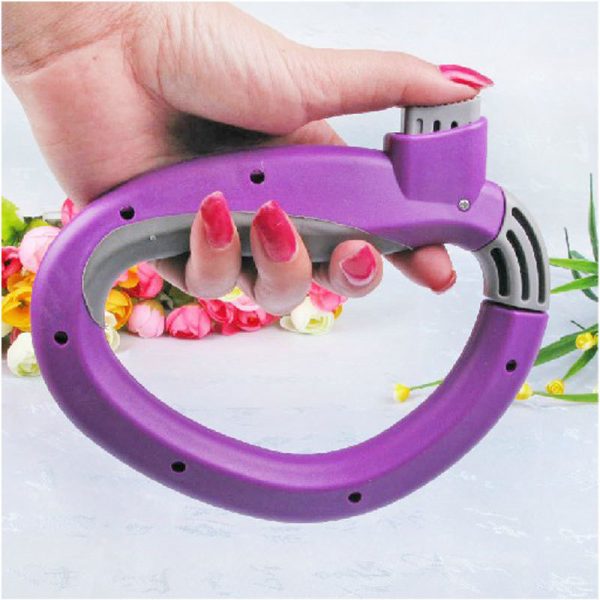 1PCS Portable Shopping Bag Carrier Effort Hooks Grocery Bags Holder Handle Foldable Carrier Lock Kitchen Tool Gift - Image 5